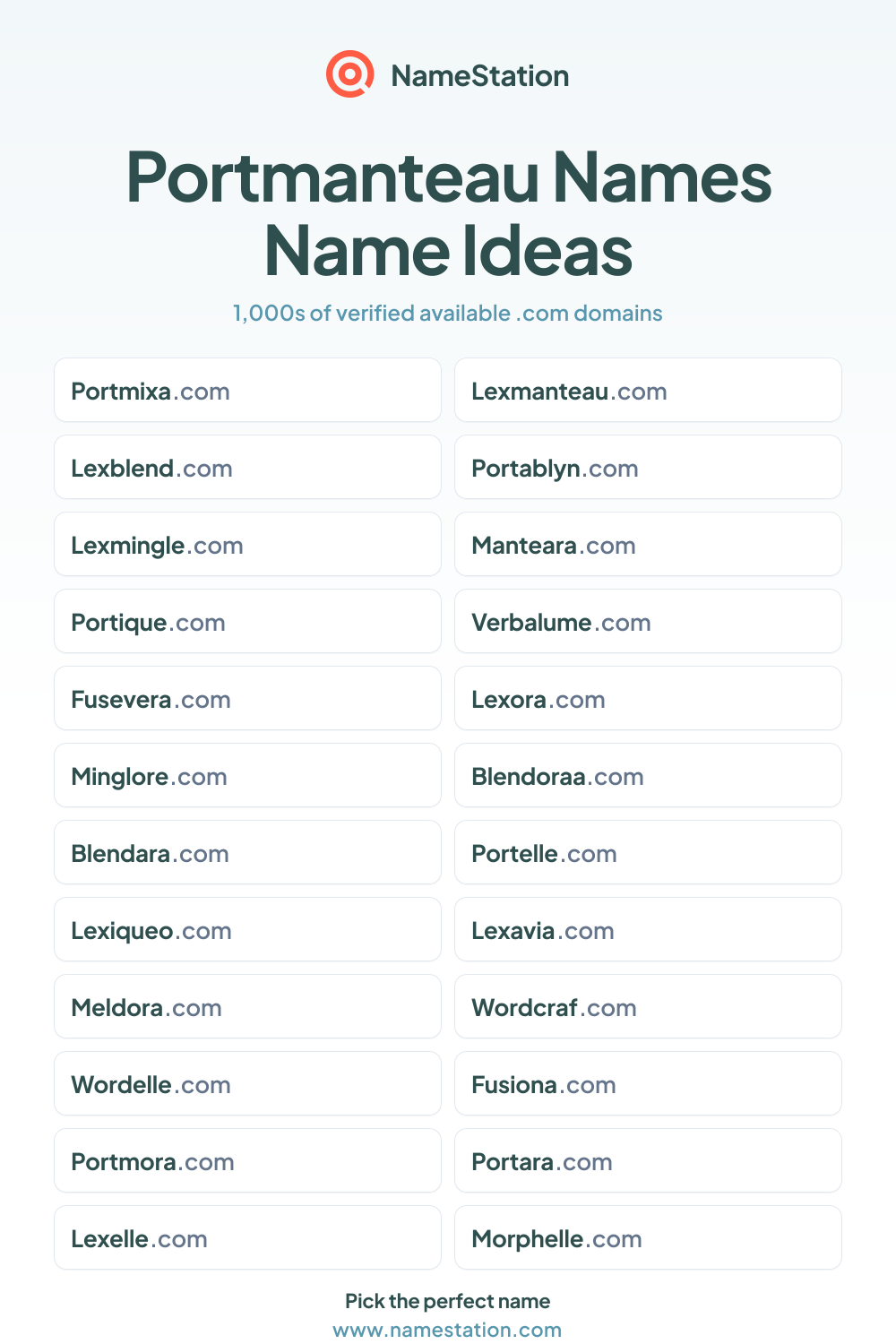 Portmanteau Names name ideas
