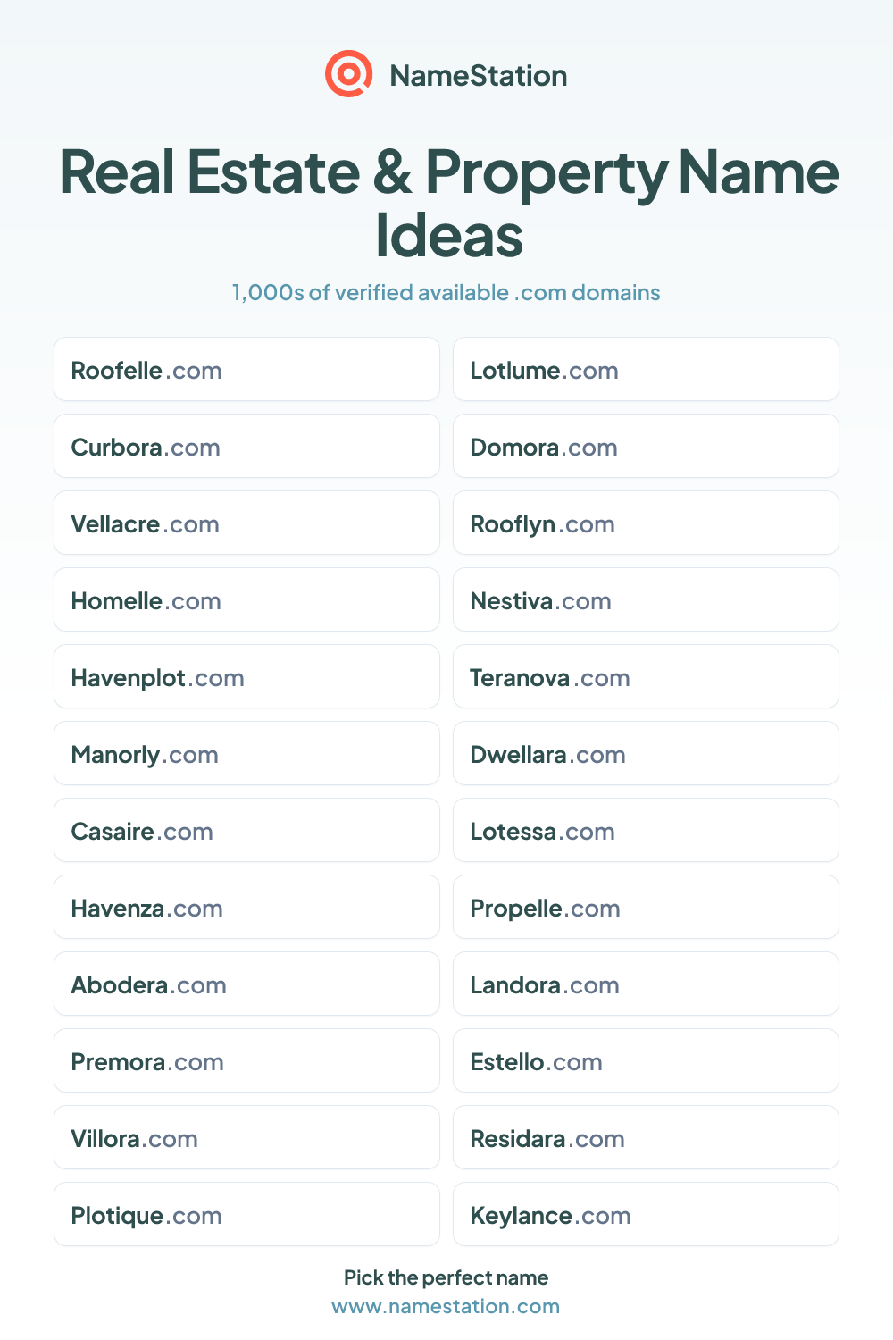 Real Estate & Property name ideas