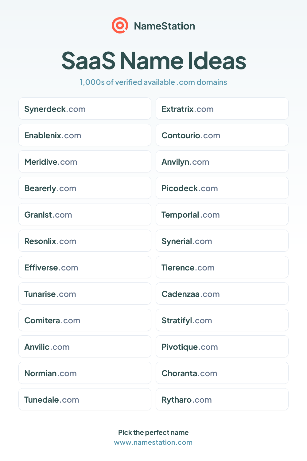SaaS name ideas