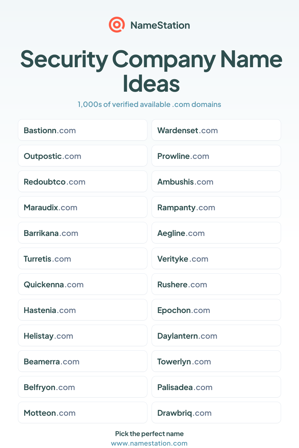 Security Company name ideas