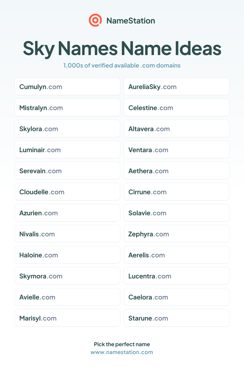 Sky Names name ideas
