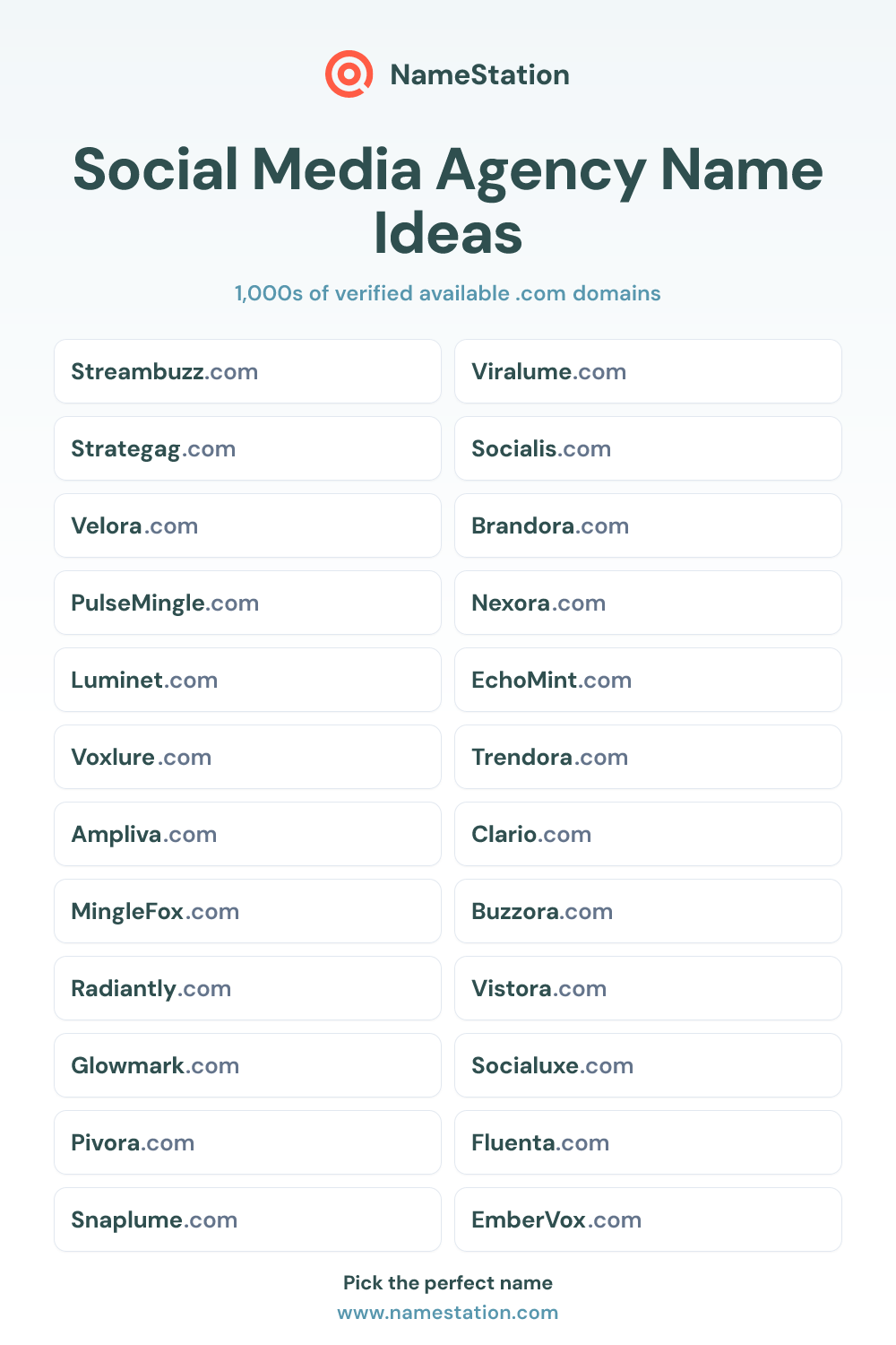 Social Media Agency name ideas