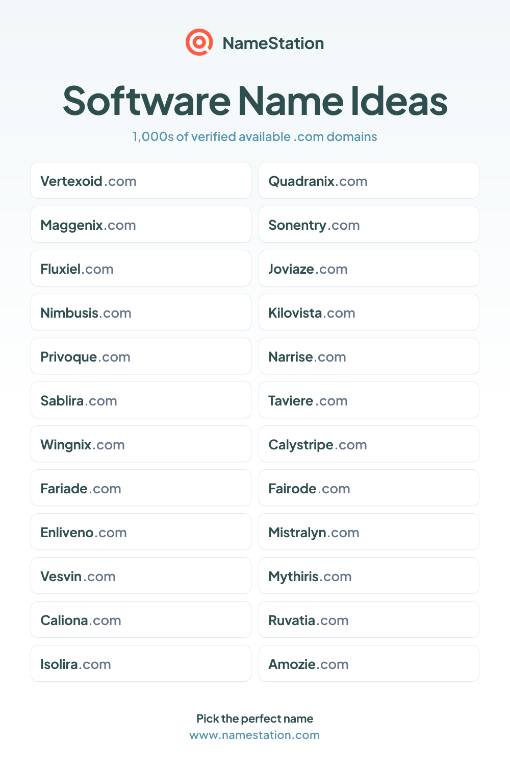 Software name ideas