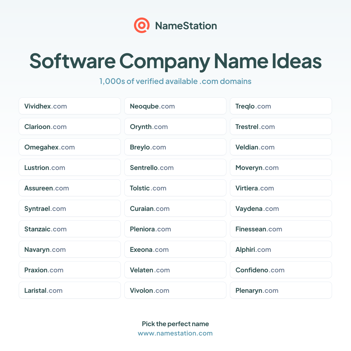 100+ Software Company Business Names | Name Ideas & Generator | NameStation