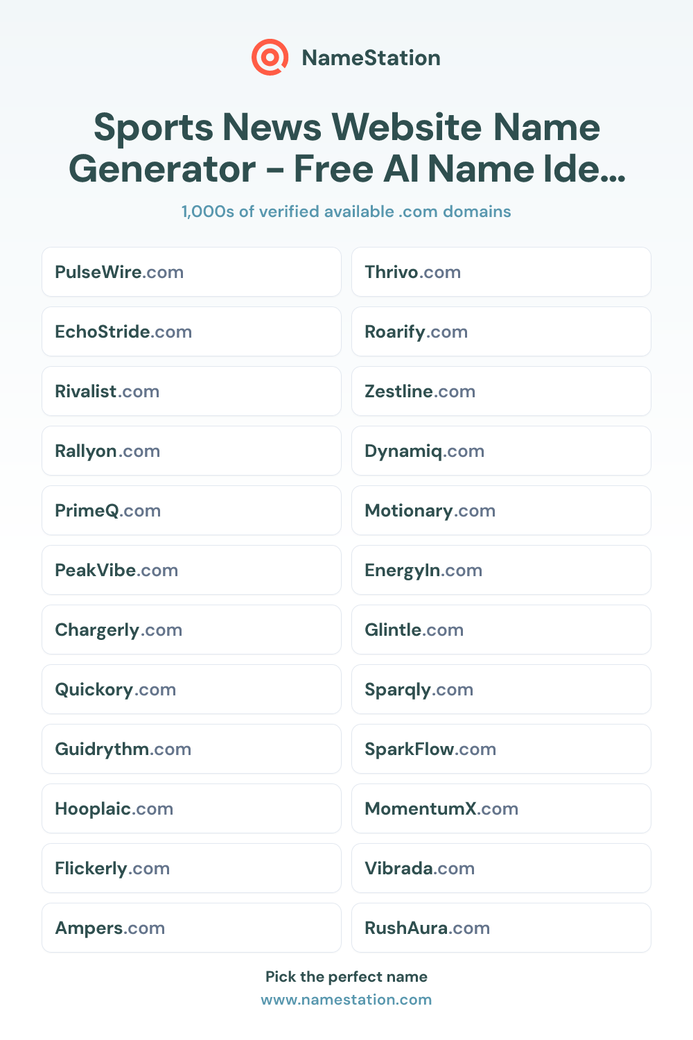Sports News Website name ideas