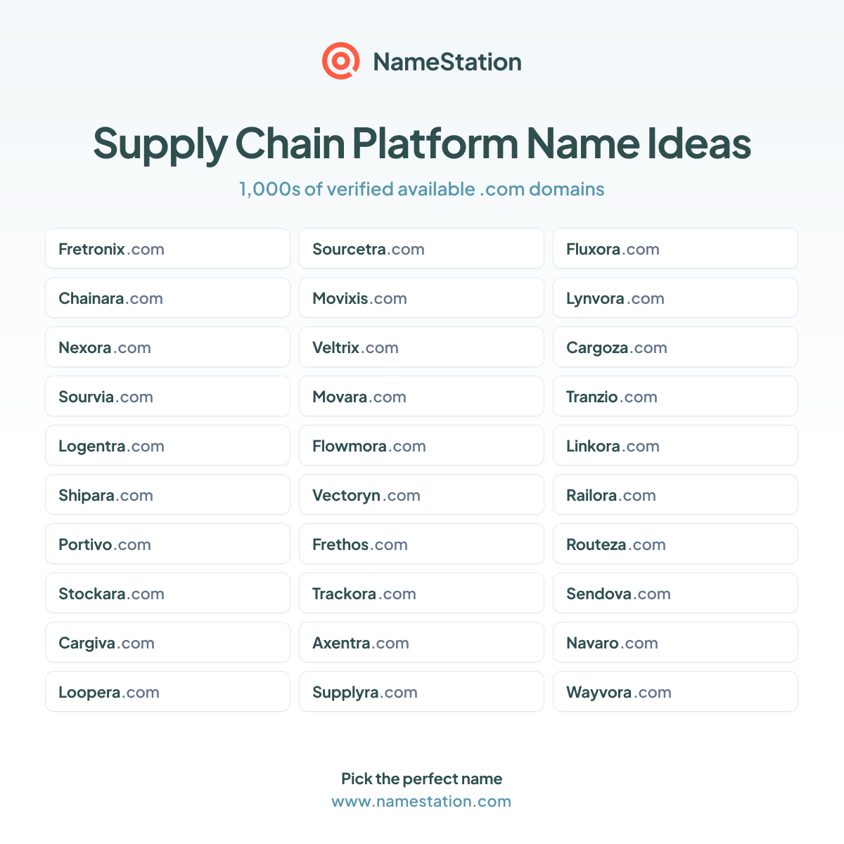 50+ Supply Chain Platform Business Names | Name Ideas & Generator ...
