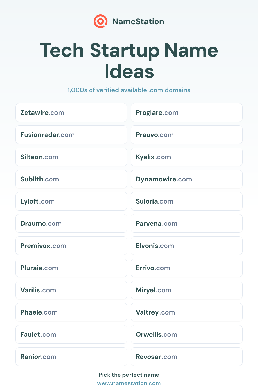 Tech Startup name ideas