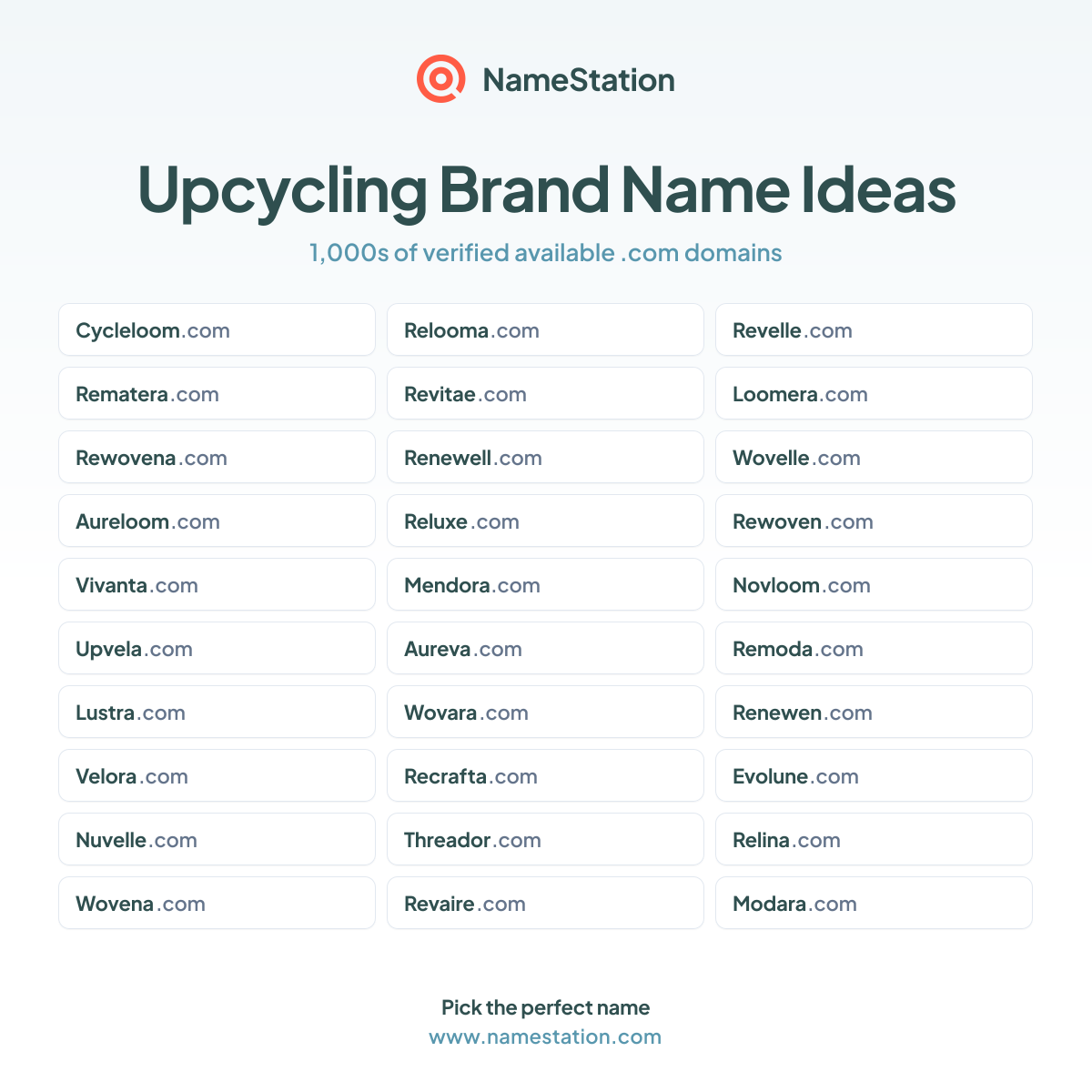 150+ Upcycling Brand Business Names | Name Ideas & Generator | NameStation