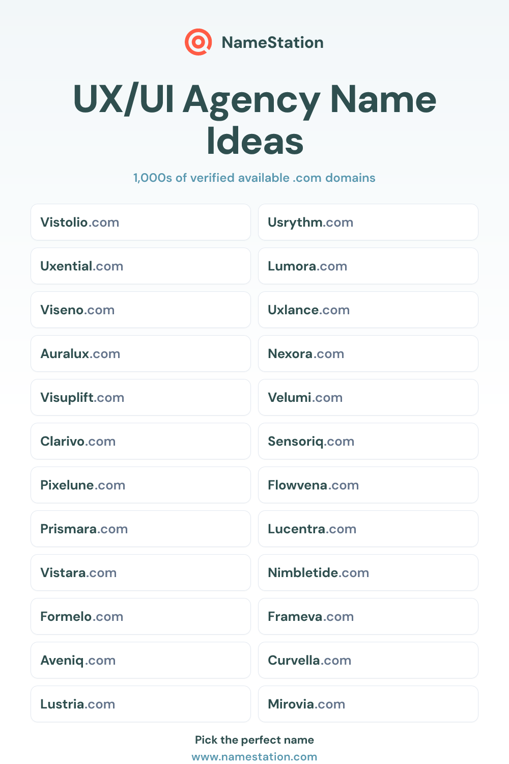 UX/UI Agency name ideas