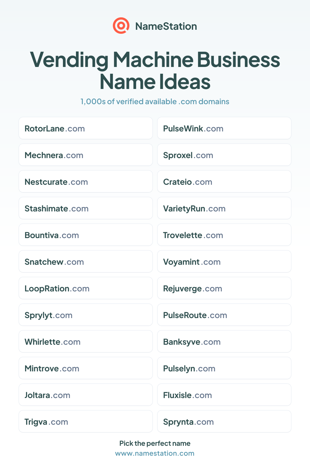 Vending Machine Business name ideas