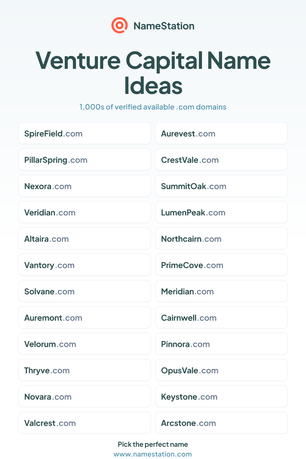 Venture Capital name ideas