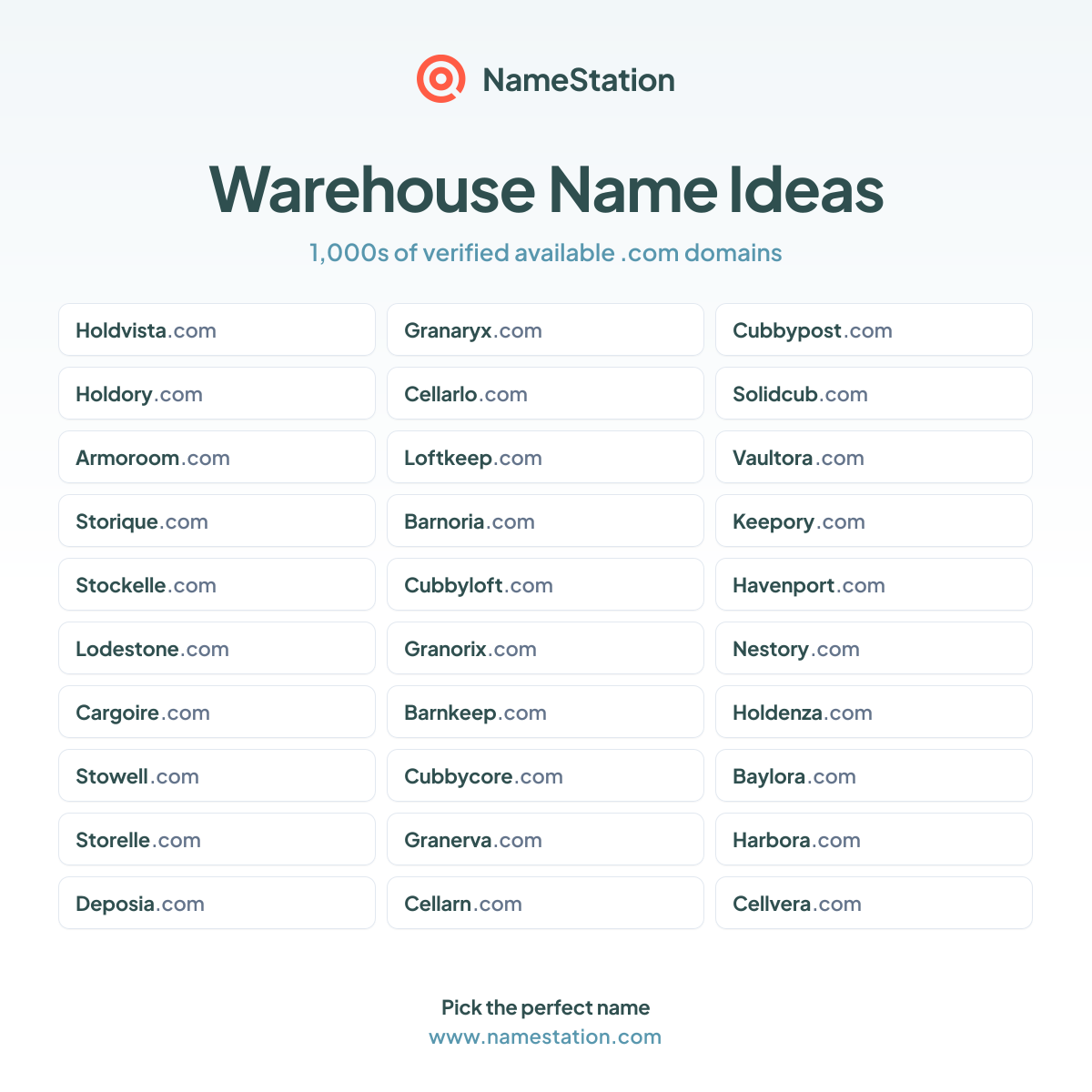 50+ Warehouse Business Names | Name Ideas & Generator | NameStation