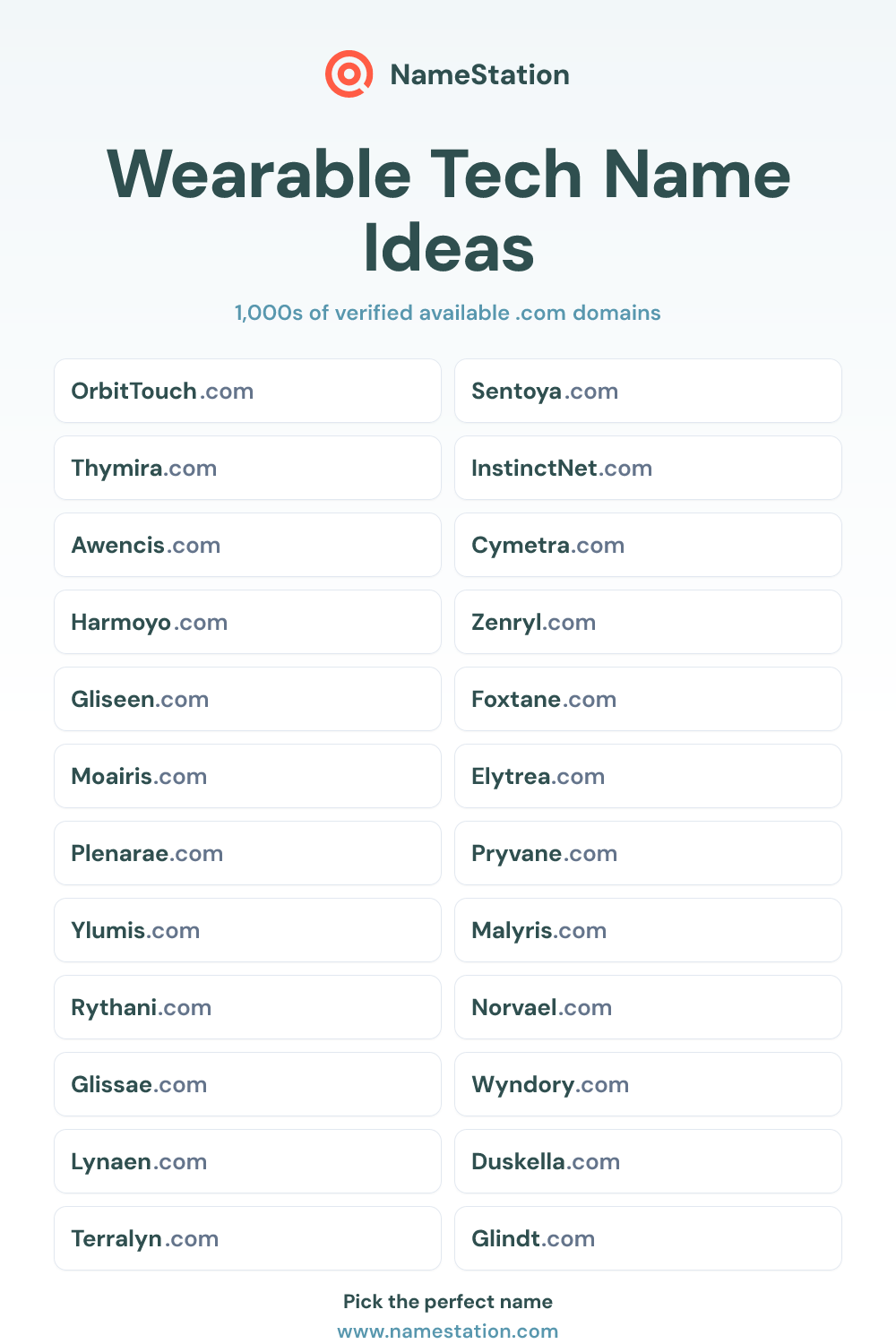 Wearable Tech name ideas