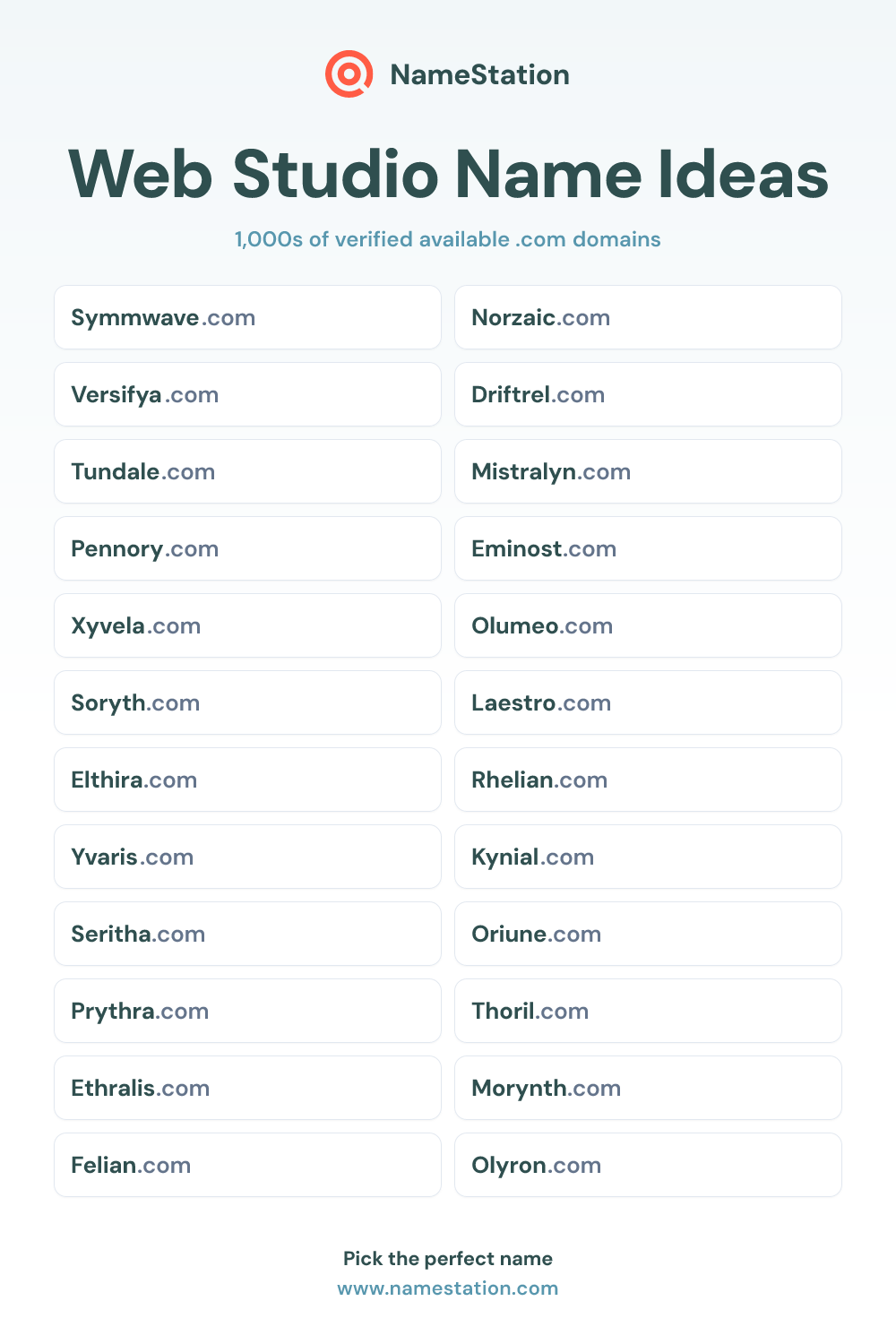 Web Studio name ideas