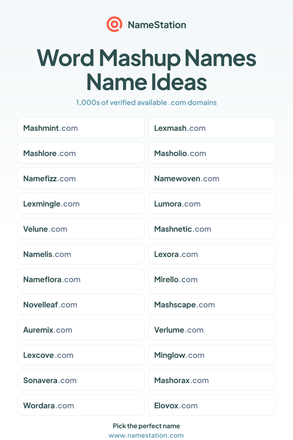 Word Mashup Names name ideas